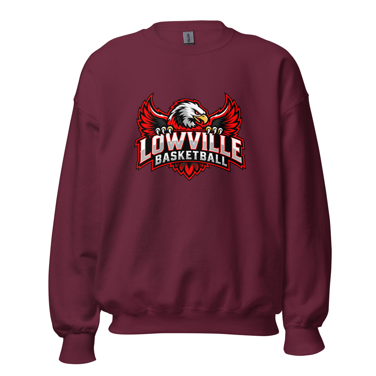 Classic | Sweatshirt | Lowville Girls Basketball | Emblem Logo
