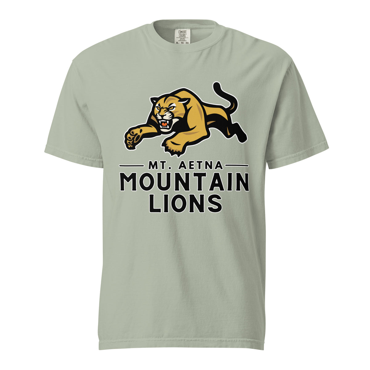 Signature | Comfort Colors T-Shirt | Mt. Aetna Adventist School | Emblem Logo