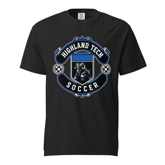 Signature | Comfort Colors T-Shirt | Highland Soccer | Emblem Logo