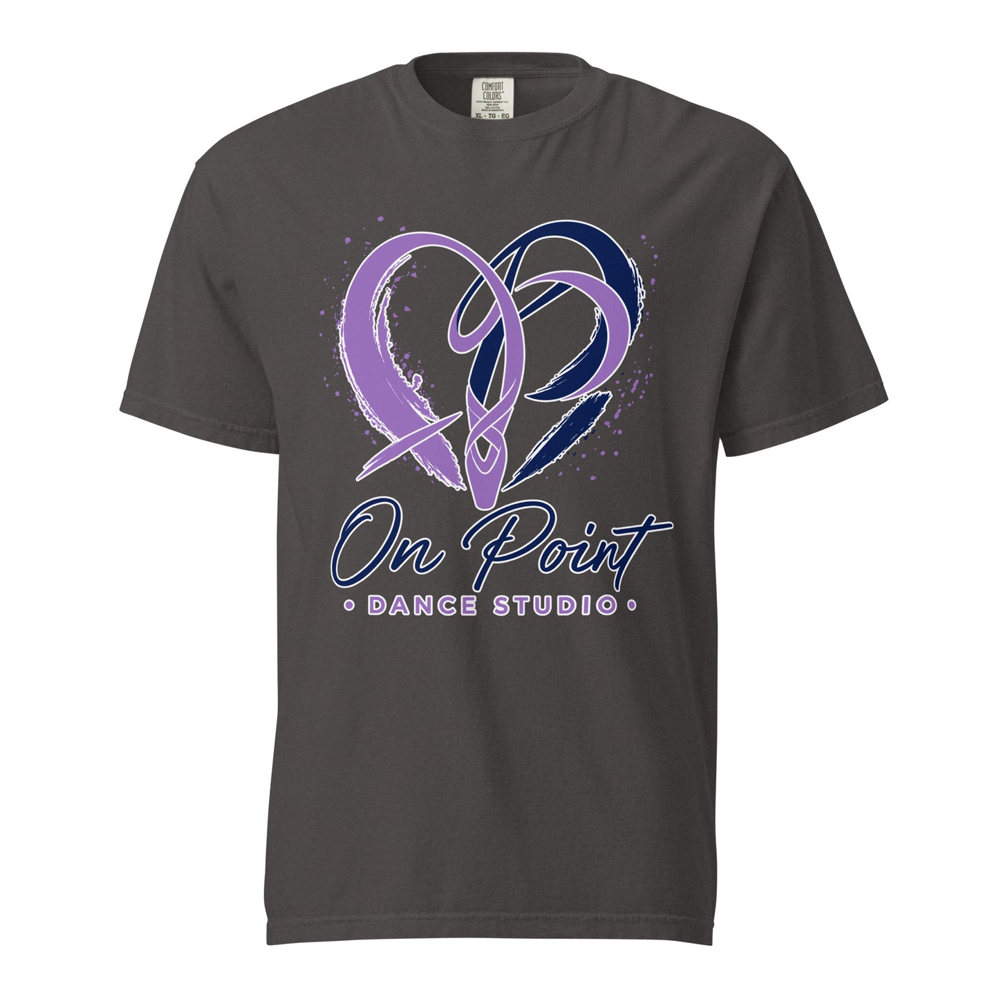 Signature | Comfort Colors T-Shirt | On Point Dance Studio | Crest Logo