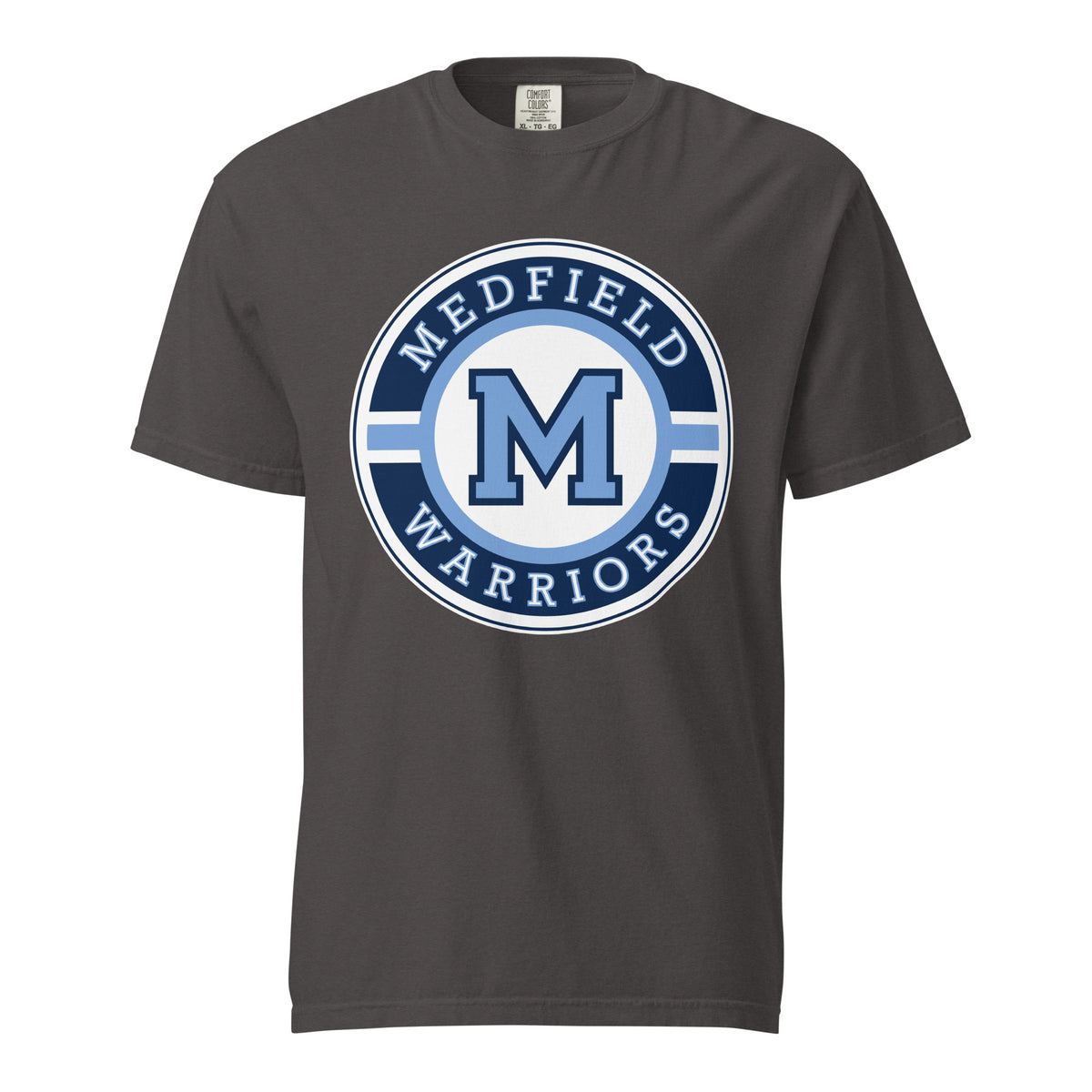 Signature | Comfort Colors T-Shirt | Medfield Softball | Badge Logo