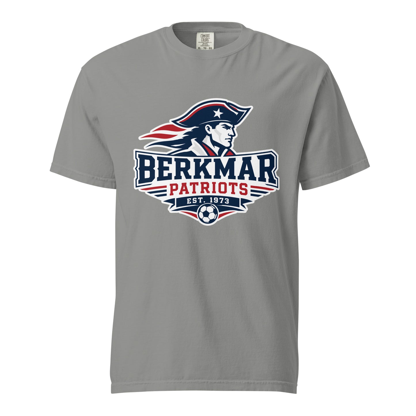 Signature | Comfort Colors T-Shirt | Berkmar High School Soccer | Vanguard Logo