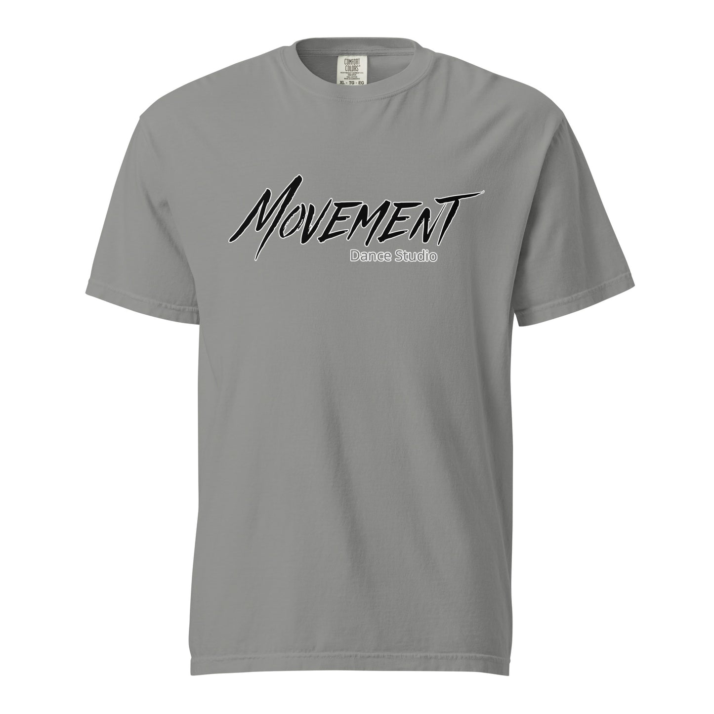 Signature | Comfort Colors T-Shirt | Movement Dance Studio | Crest Logo
