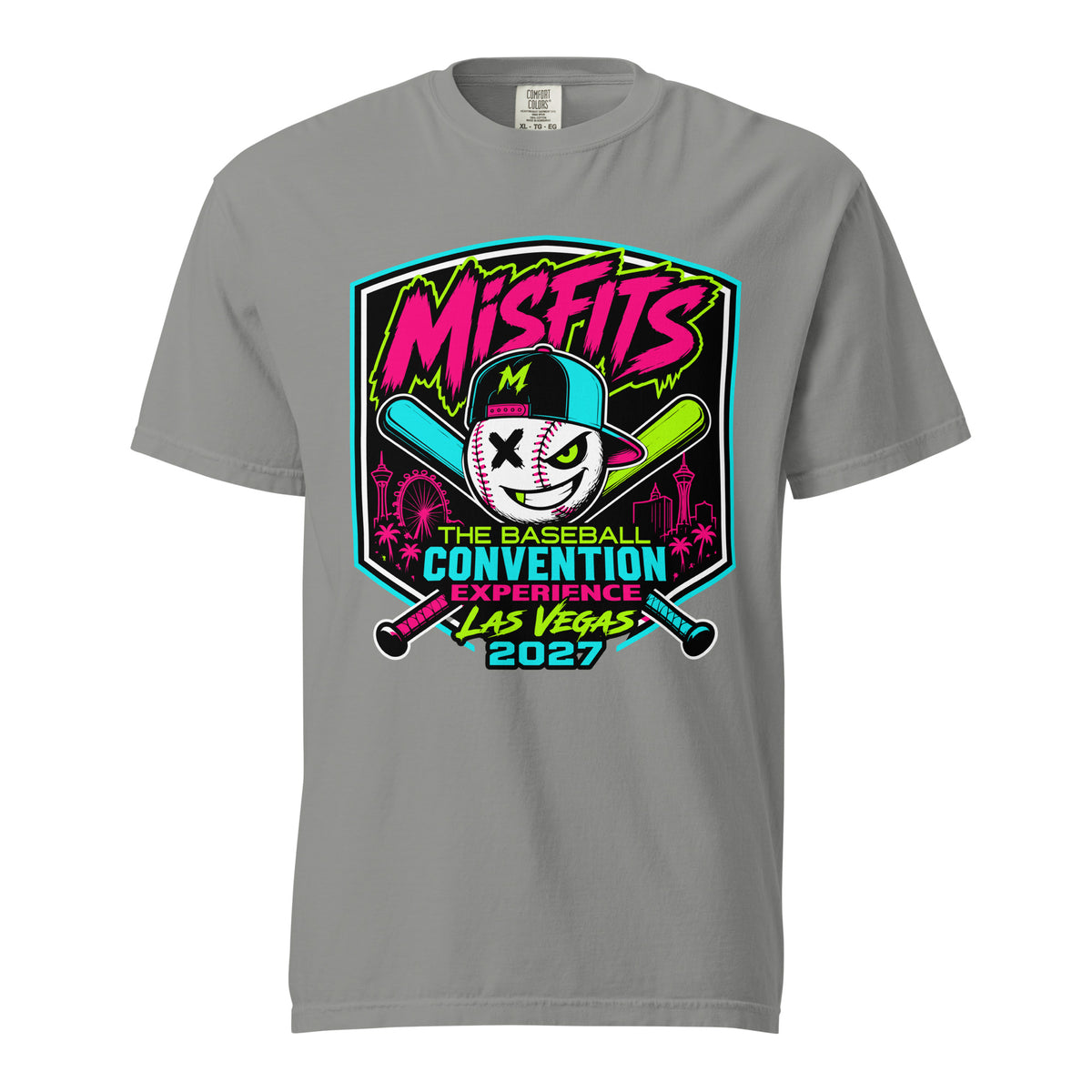 Signature | Comfort Colors T-Shirt | Misfits Baseball | Shield Logo
