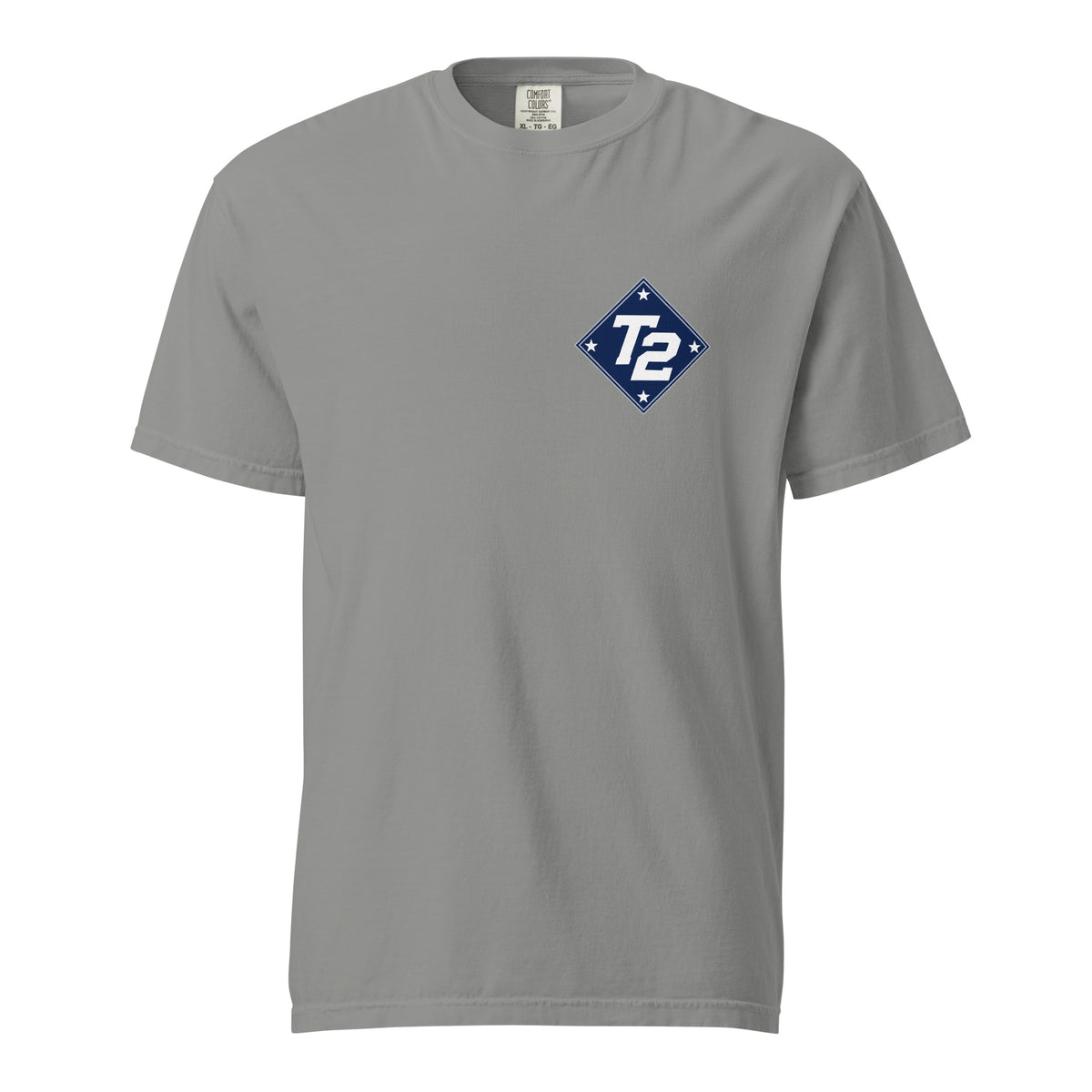 Signature | Comfort Colors T-Shirt | Texas Turn Two Baseball | Crest Logo