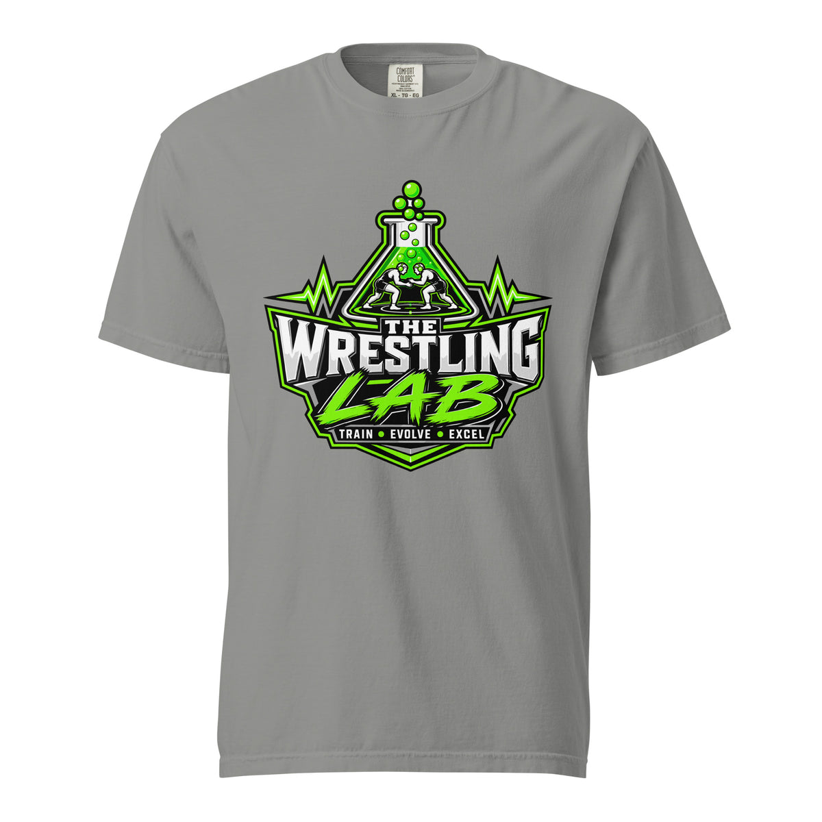 Signature | Comfort Colors T-Shirt | The Wrestling Lab | Emblem Logo