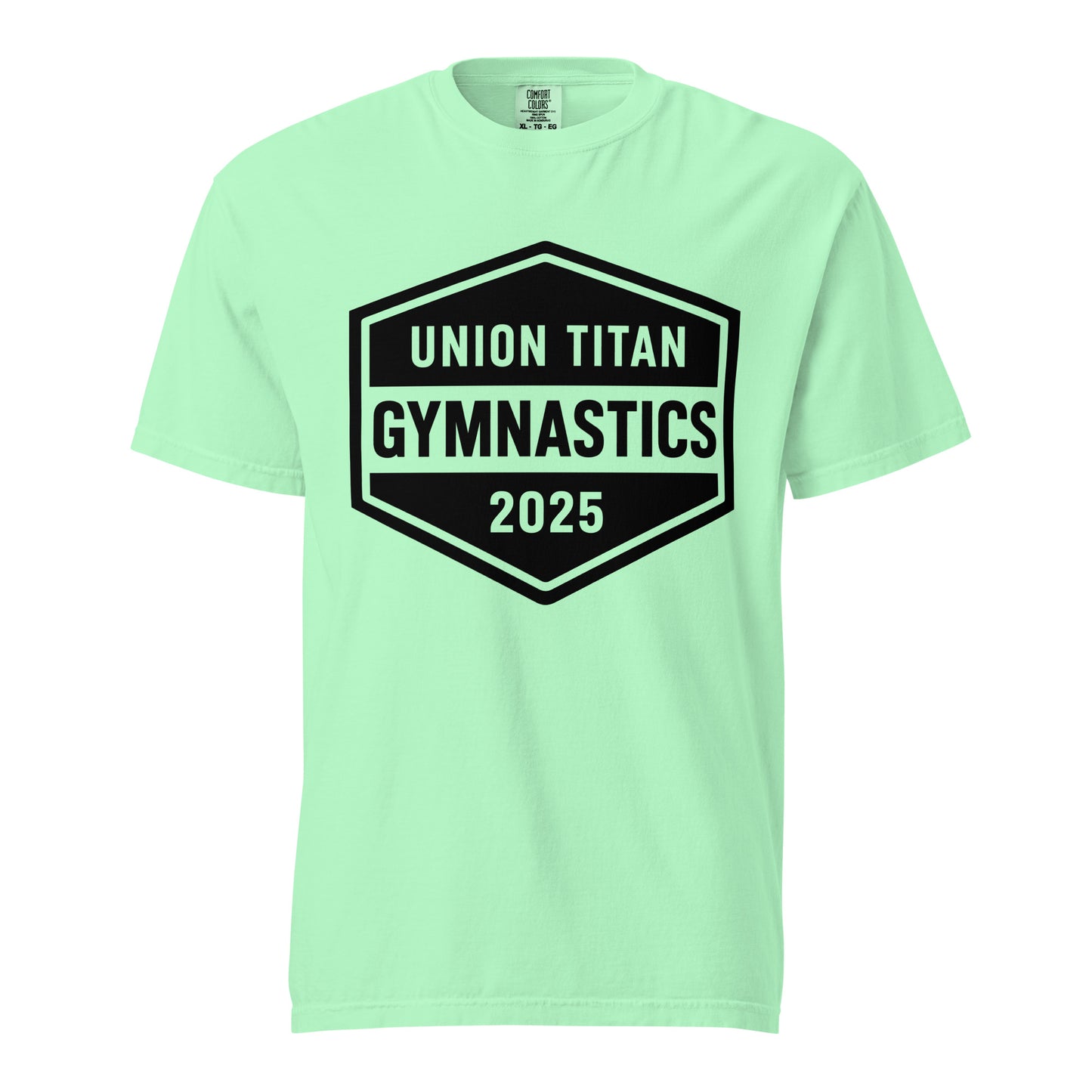 Signature | Comfort Colors T-Shirt | Union Gymnastics | Vanguard Logo