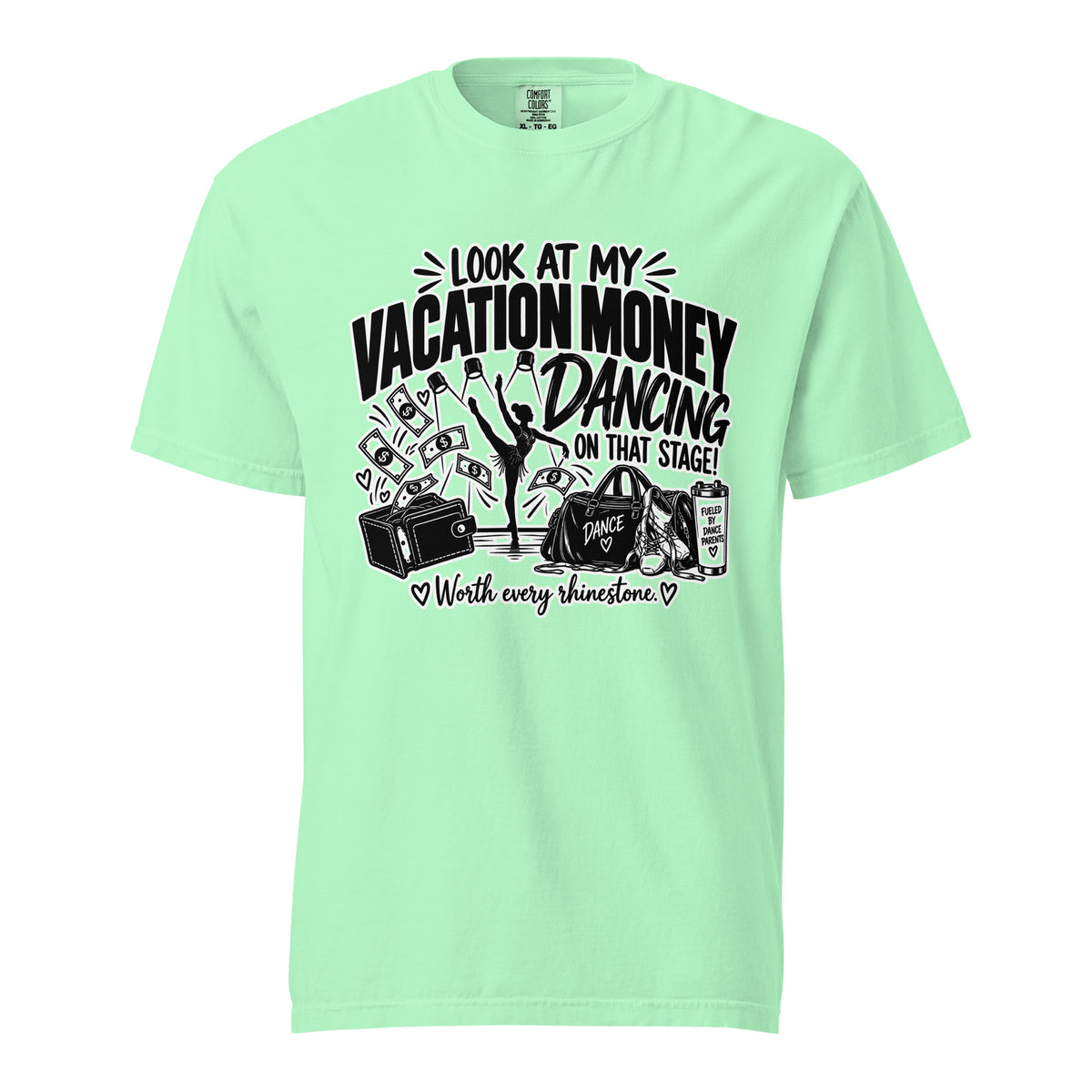 Signature | Comfort Colors T-Shirt | Dance Life | Vanguard Logo