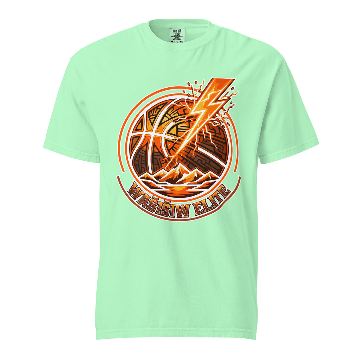 Signature | Comfort Colors T-Shirt | Wašišiw Elite | Crest Logo