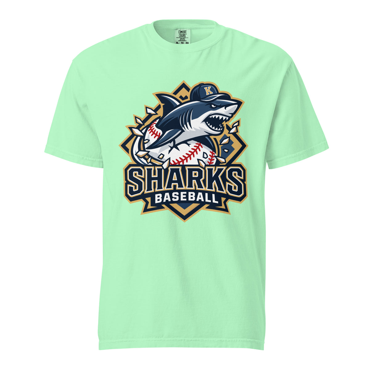 Signature | Comfort Colors T-Shirt | Sharks Diamond Sports | Valor Logo