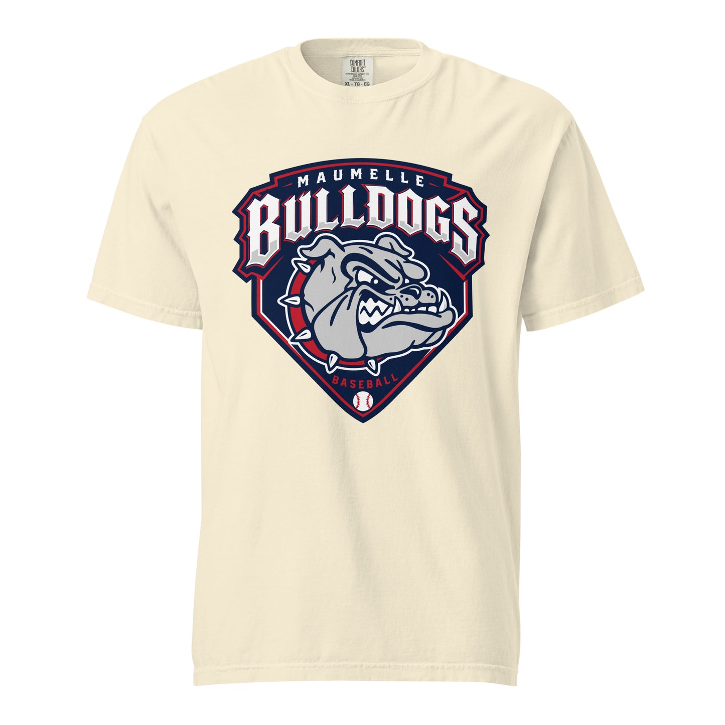 Signature | Comfort Colors T-Shirt | Maumelle Bulldogs 2035 | Shield Logo