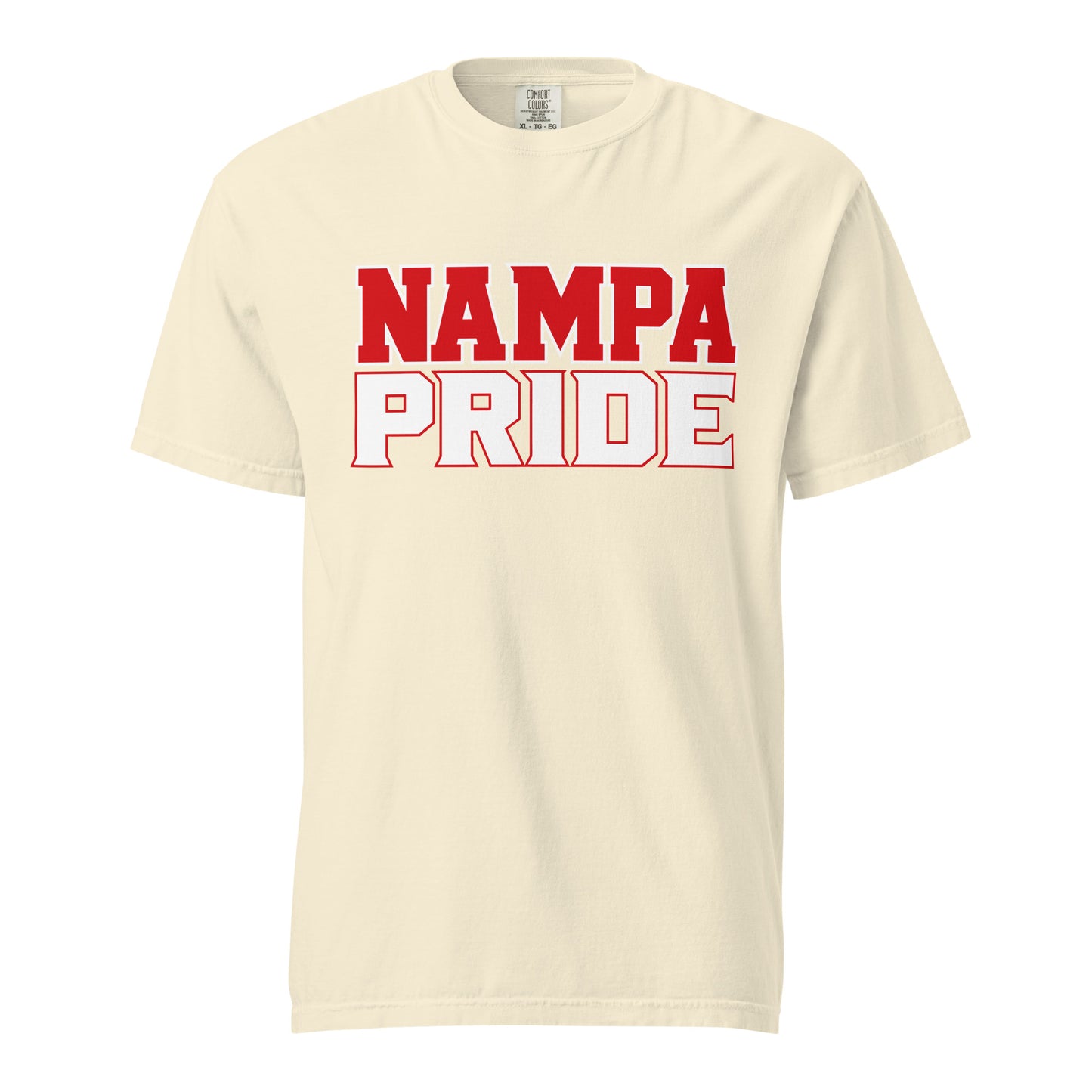 Signature | Comfort Colors T-Shirt | Nampa Pride | Letter Mark Logo