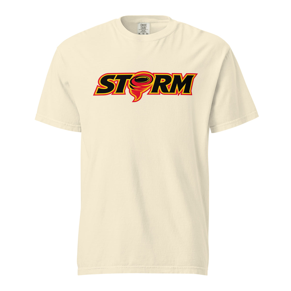 Signature | Comfort Colors T-Shirt | Storm Baseball Team | Crest Logo