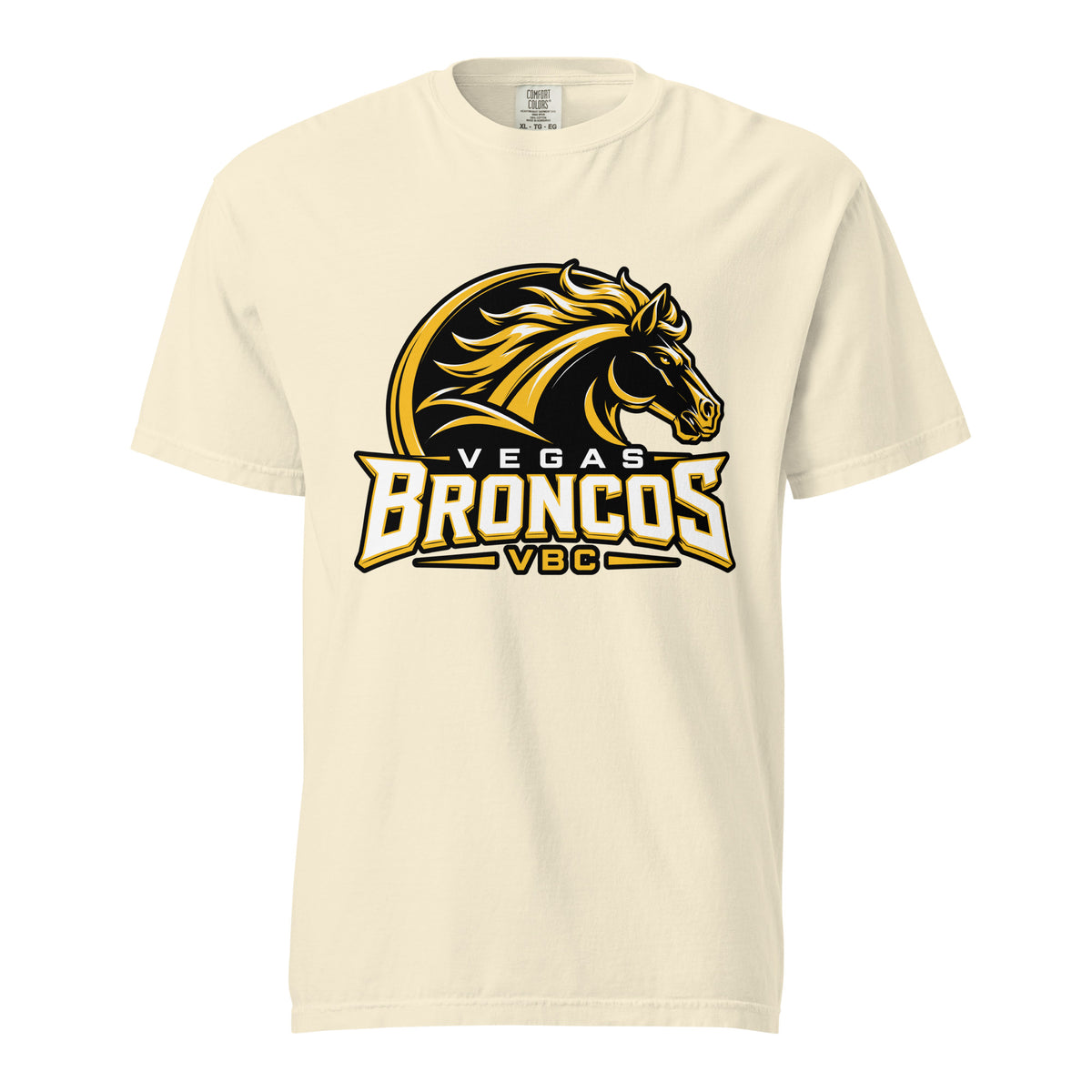 Signature | Comfort Colors T-Shirt | Vegas Broncos VBC | Crest Logo