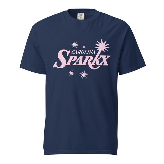 Signature | Comfort Colors T-Shirt | Carolina Sparkx | Modern Script Logo