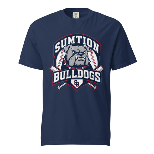 Signature | Comfort Colors T-Shirt | Sumtion bulldogs | Emblem Logo