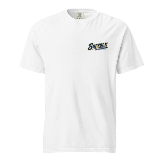 Signature | Comfort Colors T-Shirt | Suffolk University Cheerleading | Athletics Logo