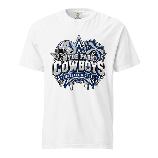 Signature | Comfort Colors T-Shirt | Hyde Park Cowboys | Crest Logo