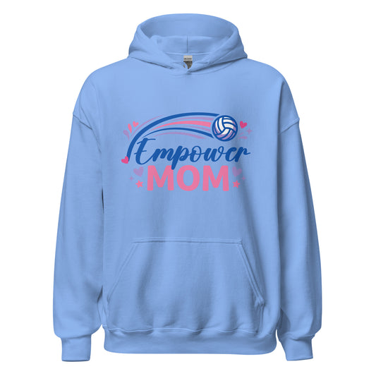 Classic | Hoodie | Empower Volleyball Club | Mom Crest Logo