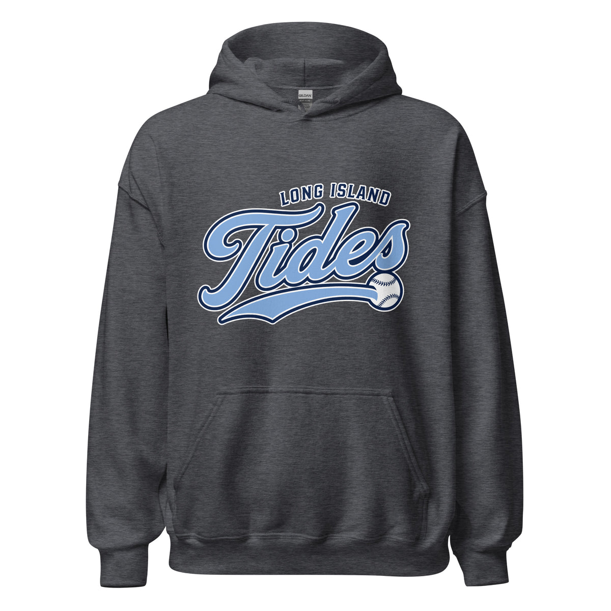 Classic | Hoodie | Long Island Tides Baseball | Athletics Logo