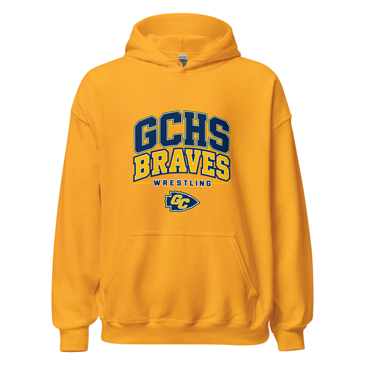 Classic | Hoodie | Grant County High School Wrestling | Vanguard Logo