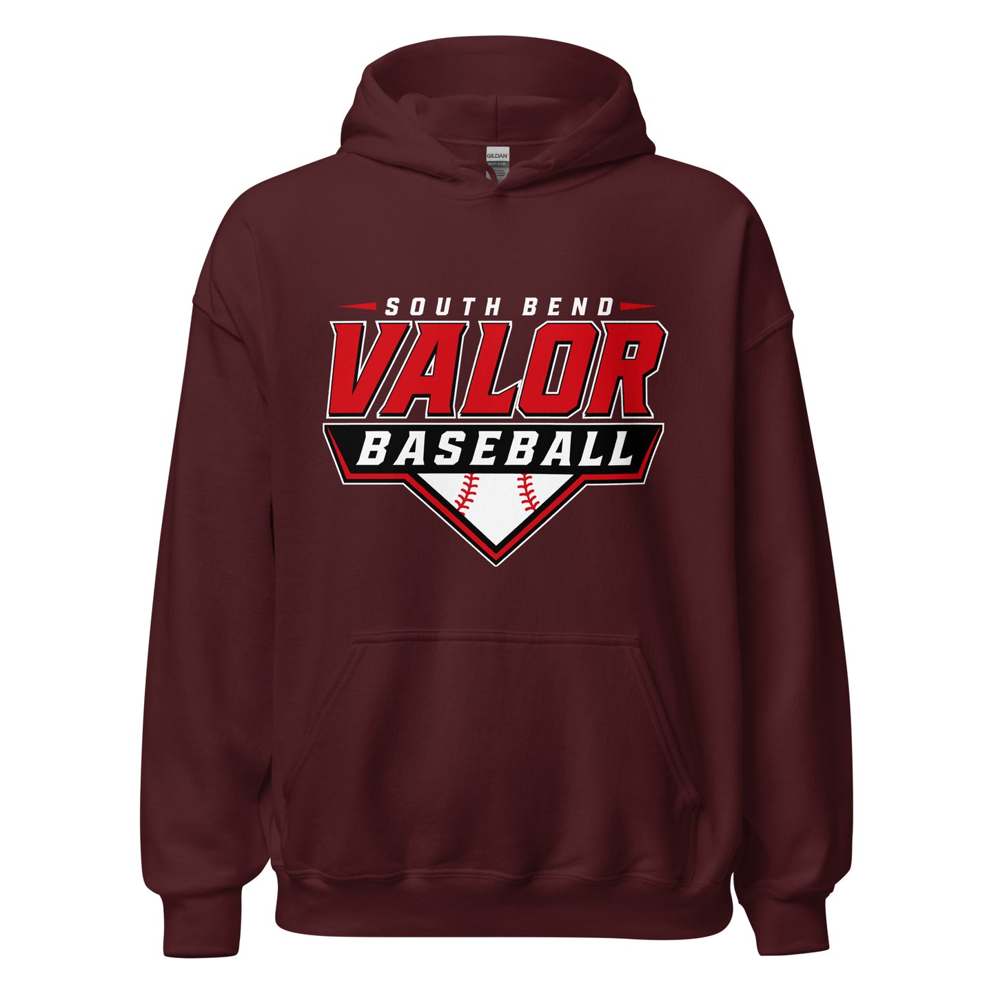 Classic | Hoodie | South Bend Valor Baseball | Vanguard Logo