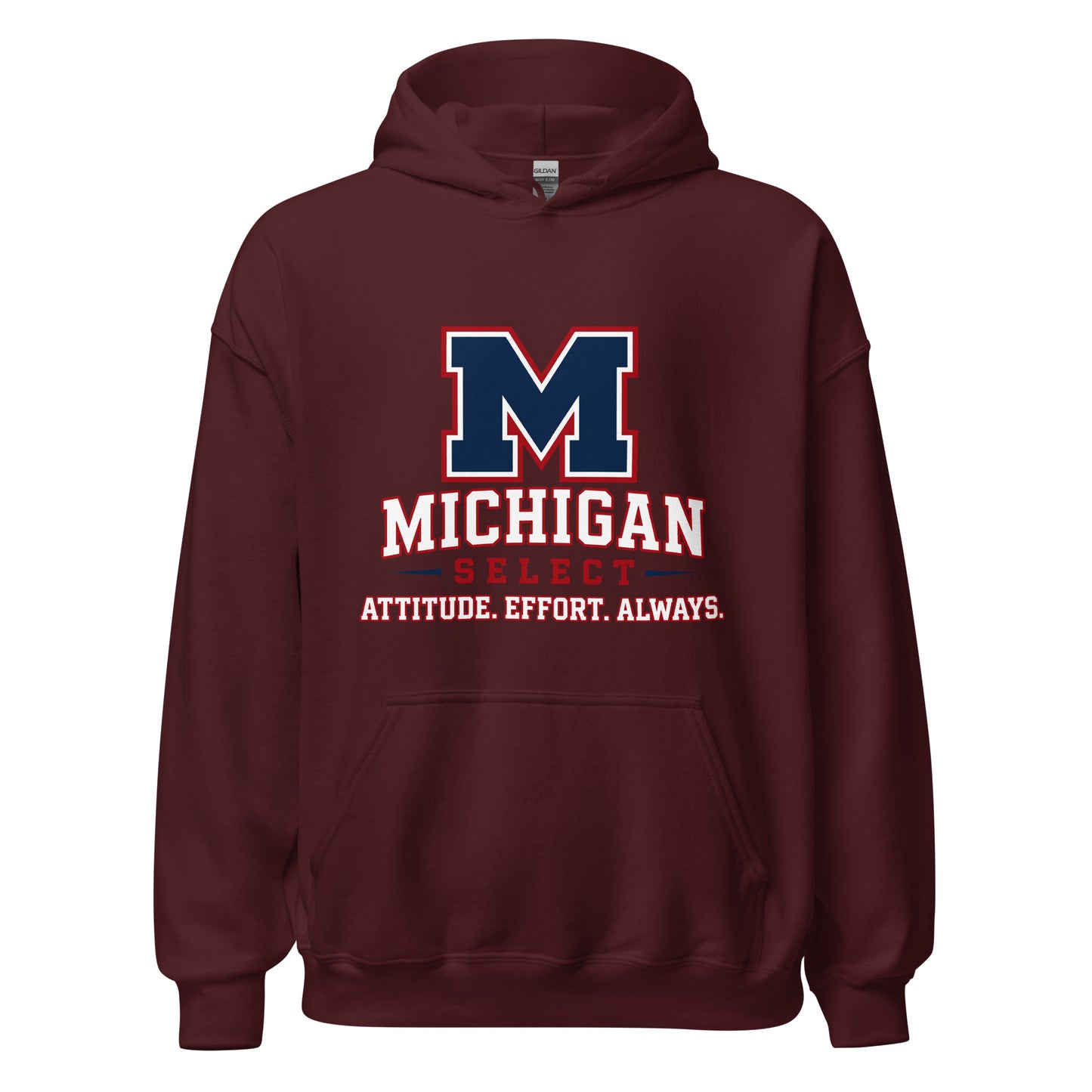 Classic | Hoodie | Michigan Select Baseball | Crest Logo