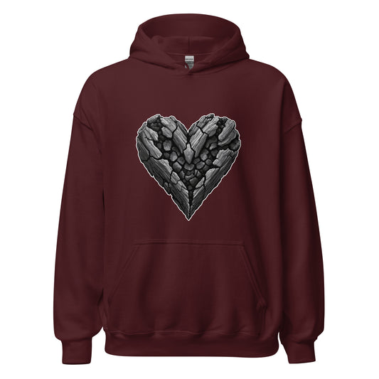 Classic | Hoodie | Obsidian Heartbeat | Emblem Logo