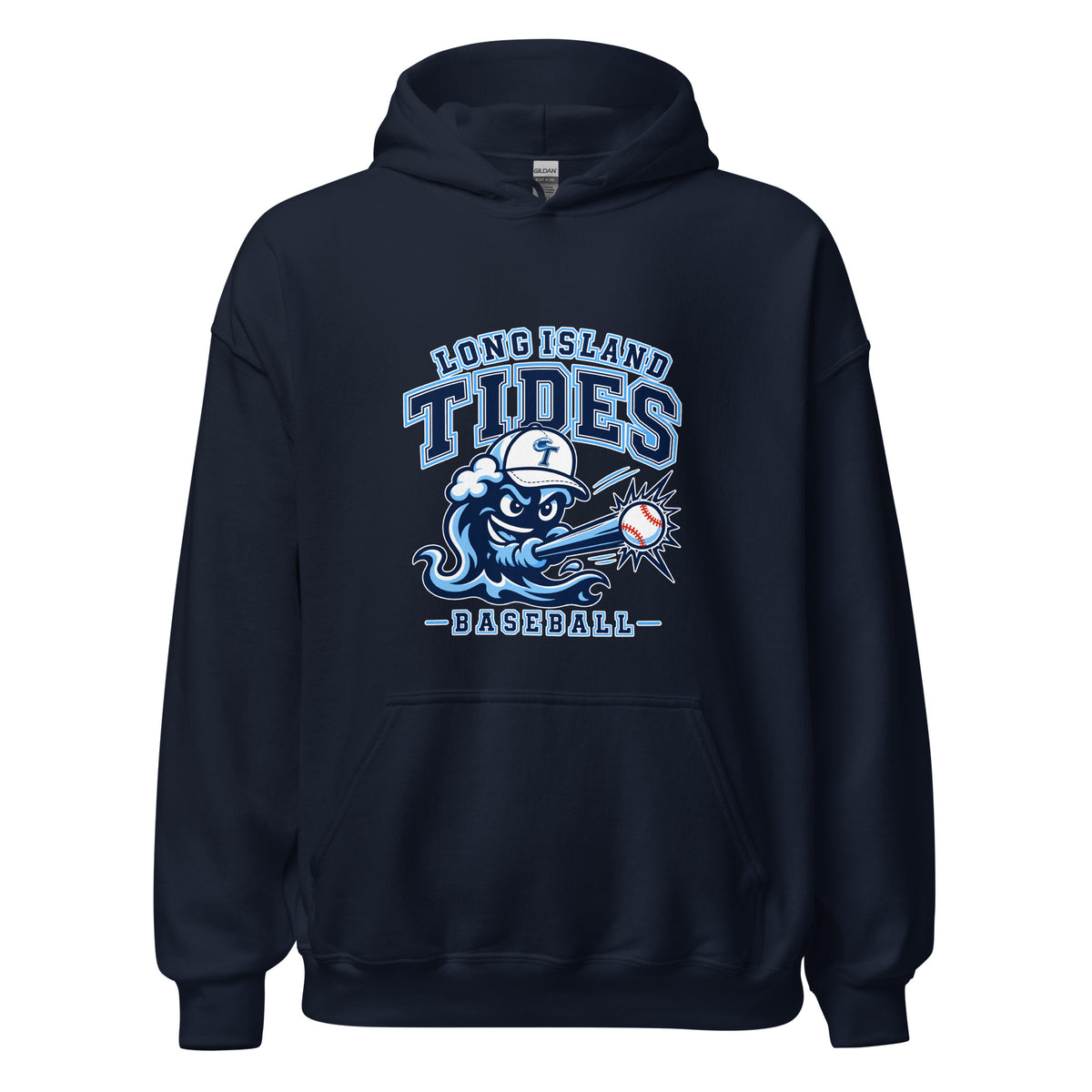 Classic | Hoodie | Long Island Tides Baseball | Valor Logo