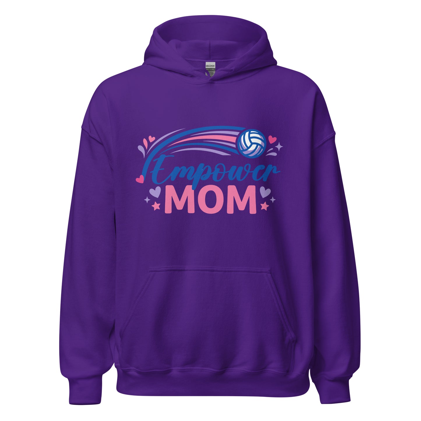 Classic | Hoodie | Empower Volleyball Club | Mom Crest Logo