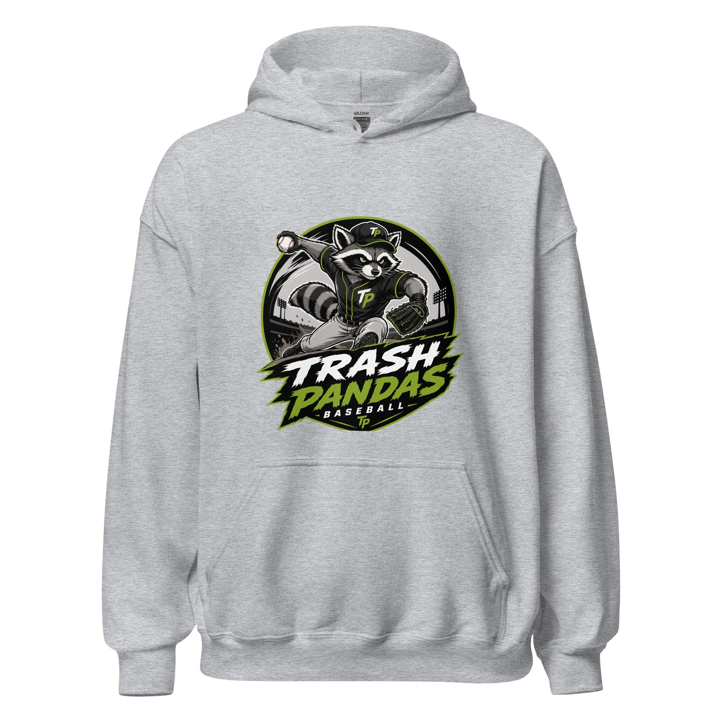 Classic | Hoodie | Trash Pandas Baseball Organization | Vanguard Logo