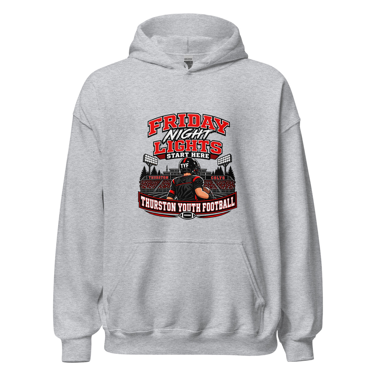 Classic | Hoodie | Thurston Youth Football | Vanguard Logo