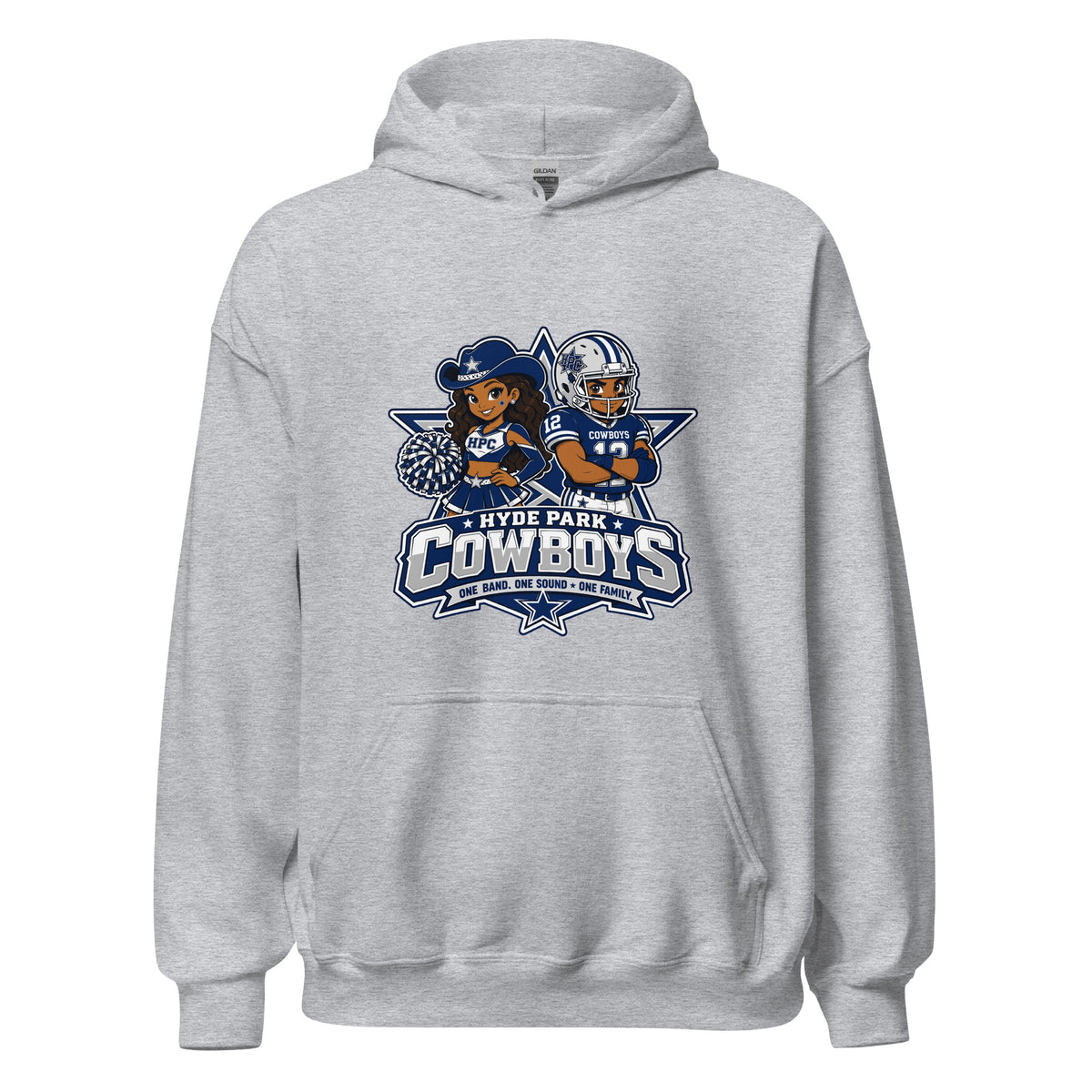 Classic | Hoodie | Hyde Park Cowboys | Vanguard Logo
