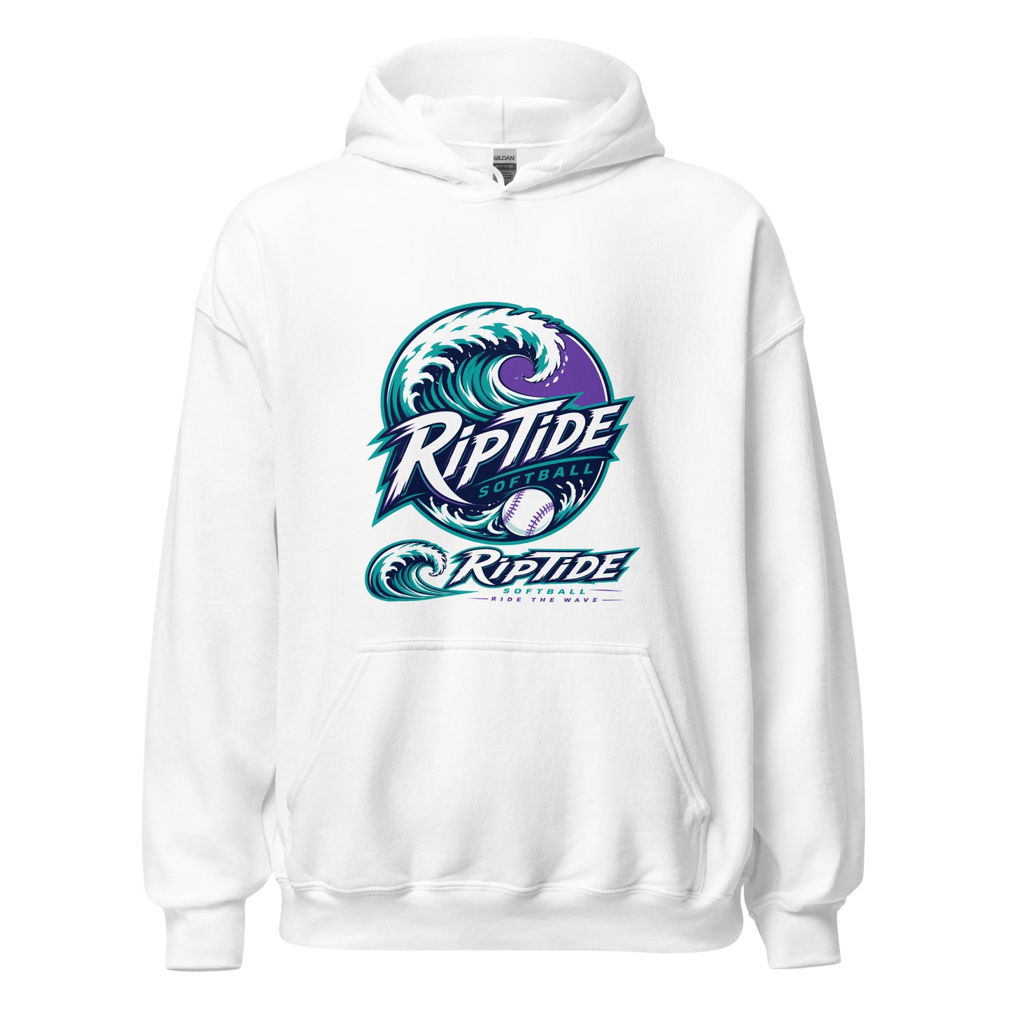 Classic | Hoodie | RipTide Softball | Crest Logo