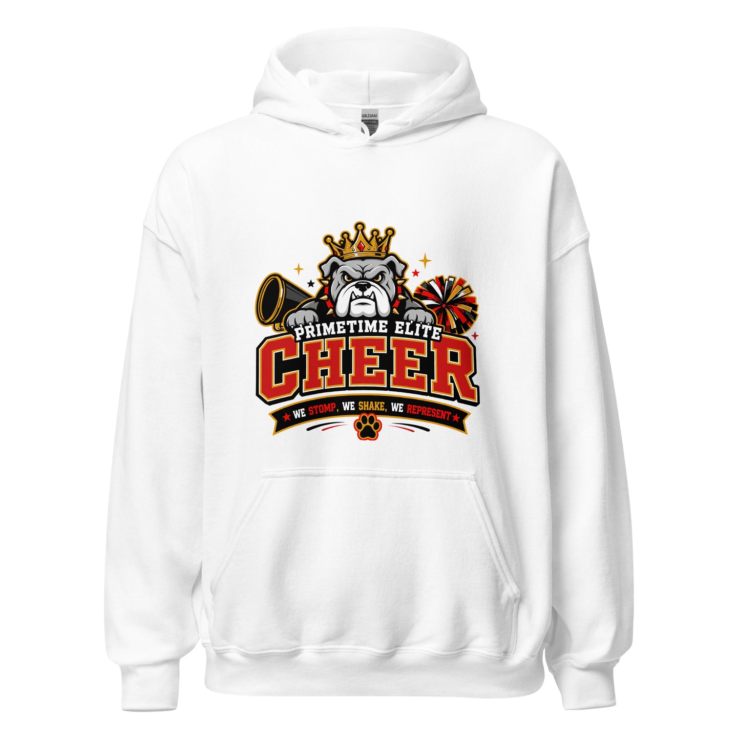 Classic | Hoodie | PTE Bulldog Cheer | Crest Logo
