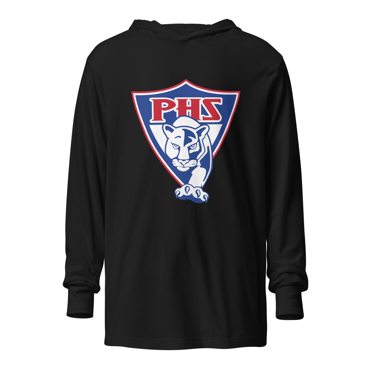 Performance | Hooded Long Sleeve T Shirt | Palmyra Softball | Shield Logo