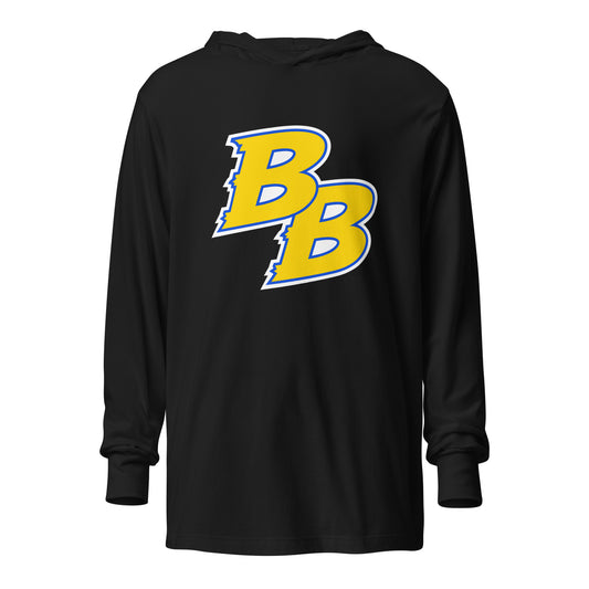 Performance | Hooded Long Sleeve T Shirt | Breakaway Bandits Softball Club | Athletics Logo
