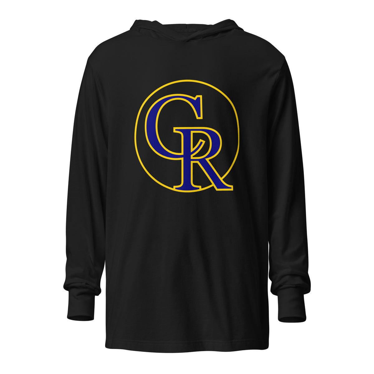 Performance | Hooded Long Sleeve T Shirt | Chestnut Ridge Lions Football | Crest Logo