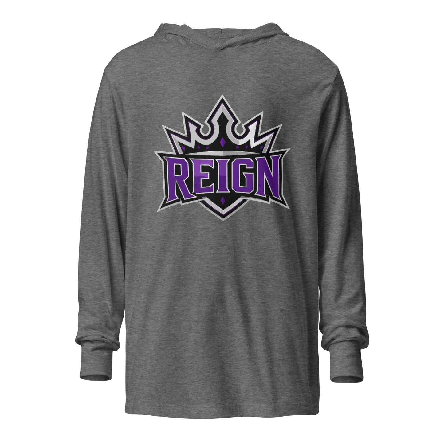 Performance | Hooded Long Sleeve T Shirt | REIGN 10U Softball | Emblem Logo