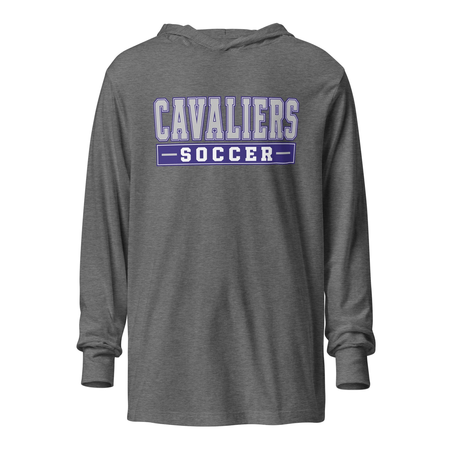 Performance | Hooded Long Sleeve T Shirt | STM Soccer | Modern Script Logo