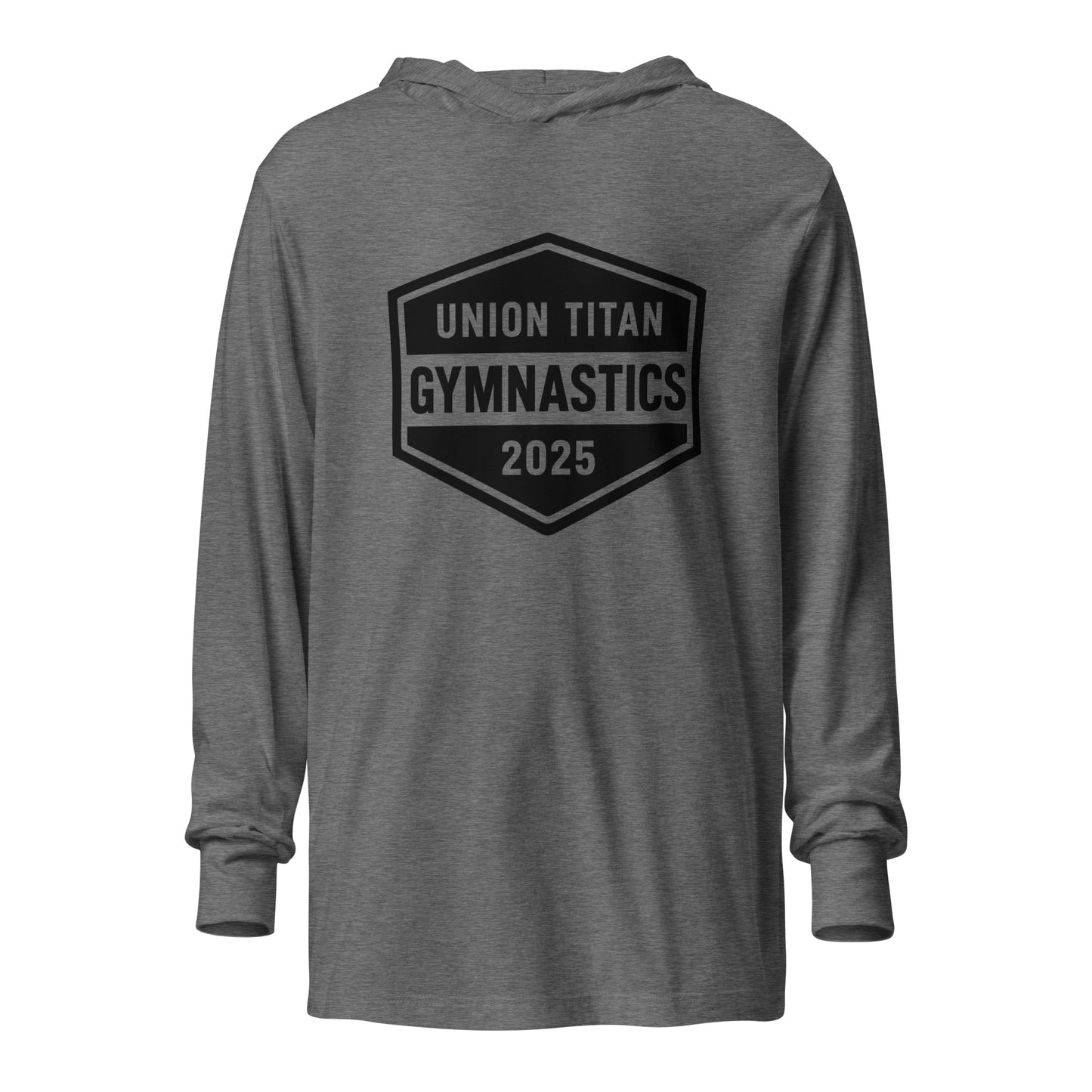 Performance | Hooded Long Sleeve T Shirt | Union Gymnastics | Vanguard Logo