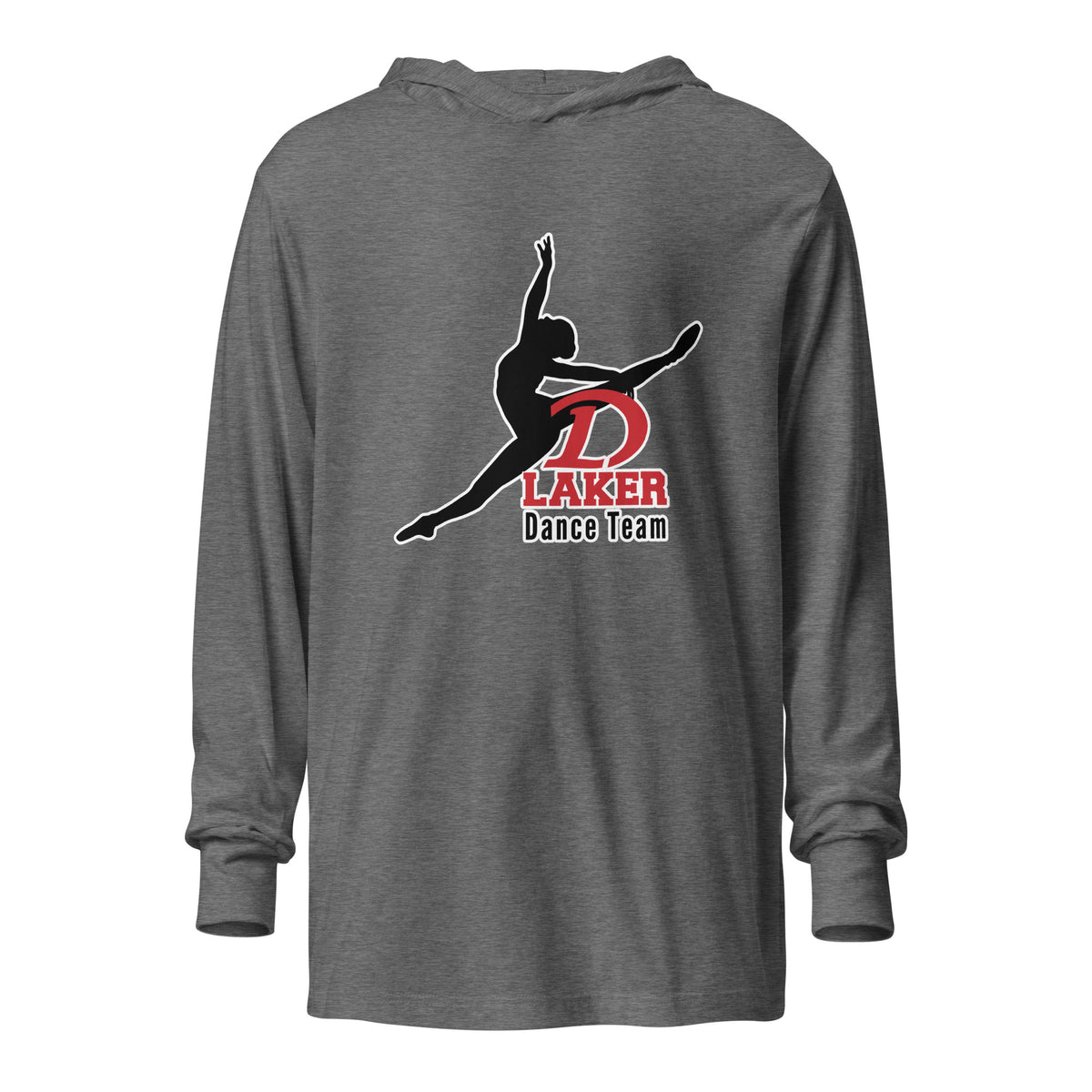 Performance | Hooded Long Sleeve T Shirt | Detroit Lakes Dance | Valor Varsity Logo