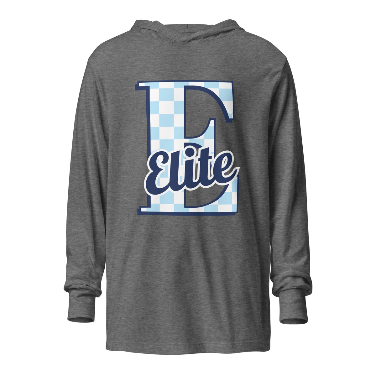 Performance | Hooded Long Sleeve T Shirt | PV Elite 7U Baseball | Elite Mark Logo