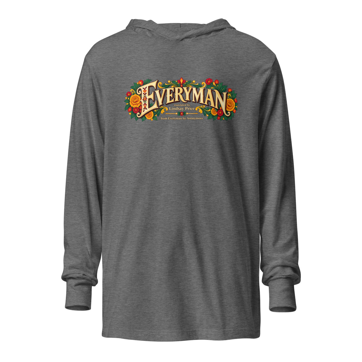 Performance | Hooded Long Sleeve T Shirt | Cavalier Theatre Troupe | Crest Logo
