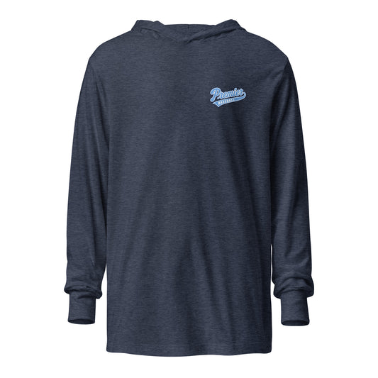 Performance | Hooded Long Sleeve T Shirt | Premier Baseball | Athletics Logo