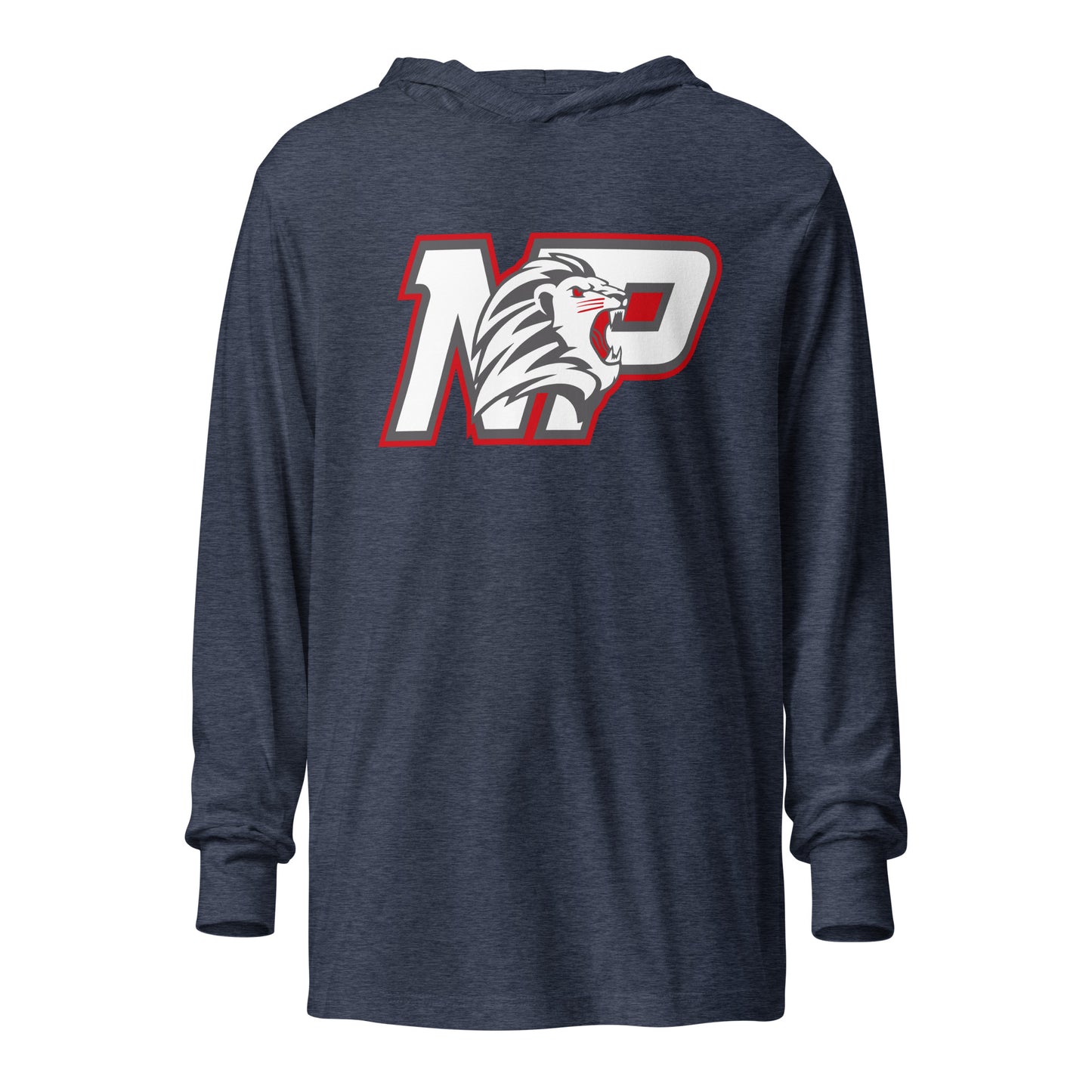 Performance | Hooded Long Sleeve T Shirt | Nampa Pride | NP Athletics Logo