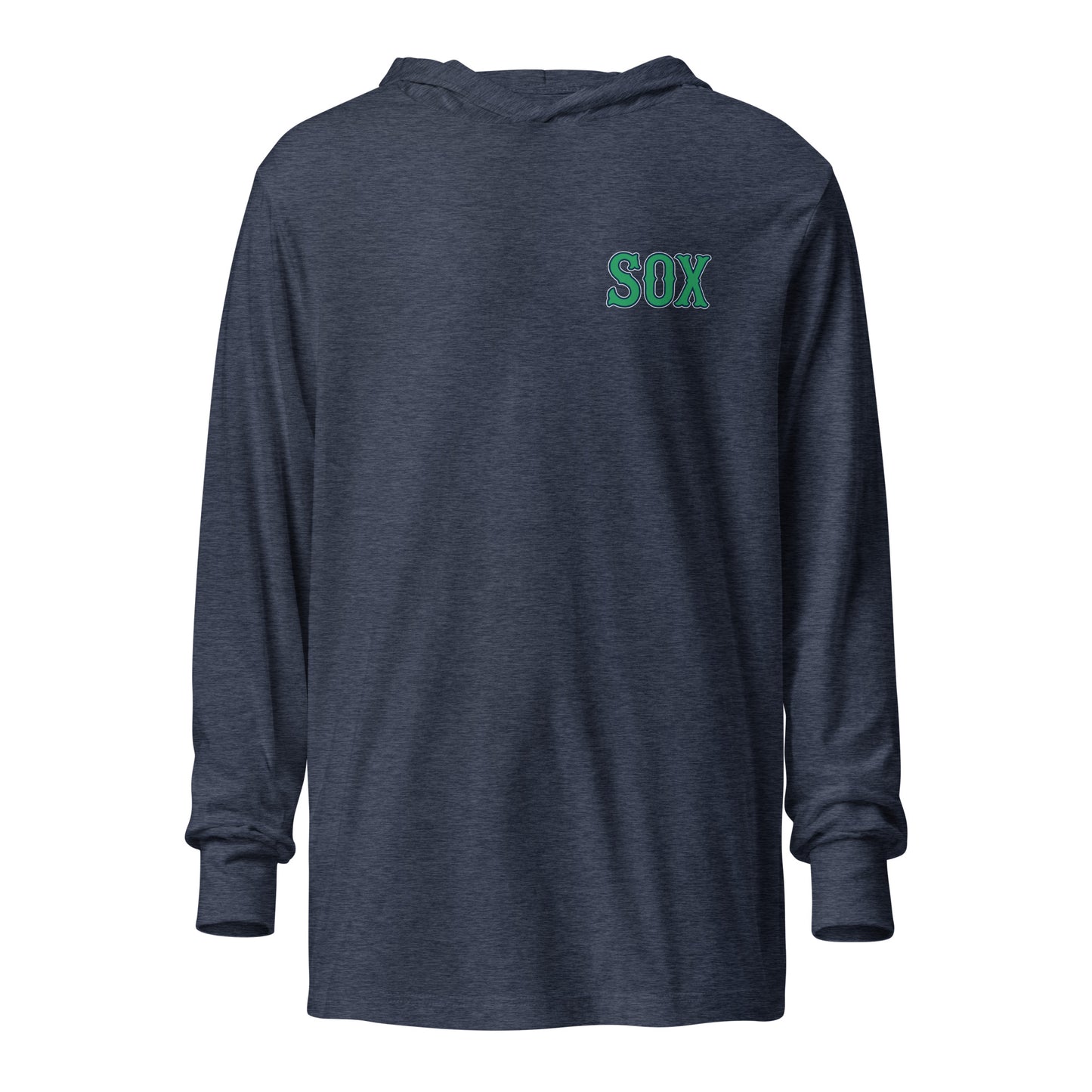 Performance | Hooded Long Sleeve T Shirt | Greenville Sox | Emblem Logo