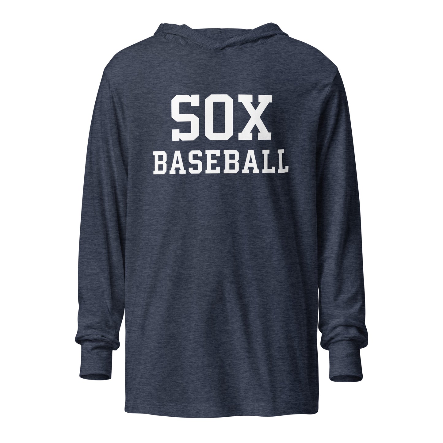 Performance | Hooded Long Sleeve T Shirt | Greenville Sox | Lettermark Logo
