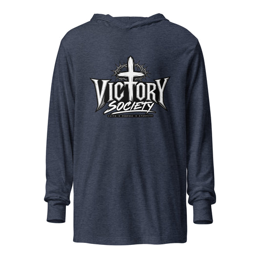 Performance | Hooded Long Sleeve T Shirt | Victory Society | Valor Heritage Alliance Logo