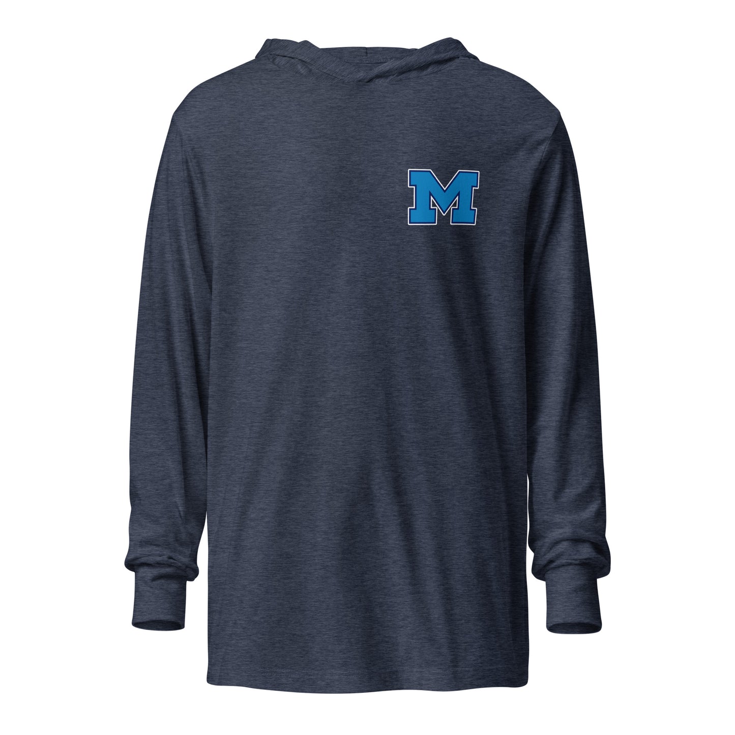 Performance | Hooded Long Sleeve T Shirt | Medfield Softball | Lettermark Logo